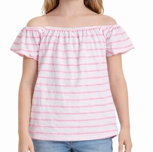 Pink Striped Kids Top